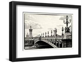 Alexander III Bridge view - Paris - France-Philippe Hugonnard-Framed Photographic Print