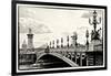 Alexander III Bridge view - Paris - France-Philippe Hugonnard-Framed Photographic Print