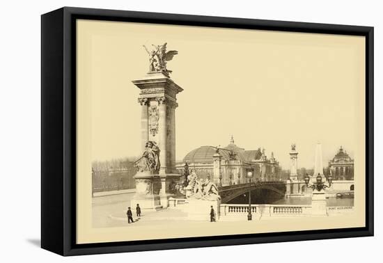 Alexander III Bridge-null-Framed Stretched Canvas