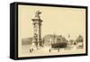 Alexander III Bridge-null-Framed Stretched Canvas