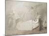 Alexander III on His Deathbed Surrounded by Angels, 1895-Mihaly Zichy-Mounted Giclee Print