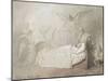 Alexander III on His Deathbed Surrounded by Angels, 1895-Mihaly Zichy-Mounted Giclee Print