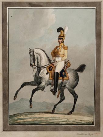 Dragoon Officer of the Royal Saxon Army