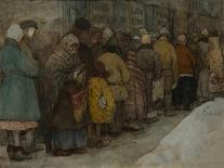 By the Tram, 1920-Alexander Ivanovich Vakhrameyev-Framed Giclee Print