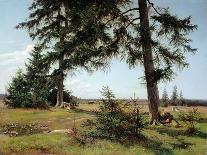 Rest, summer day. Ca. 1860-Alexander Iwanow Morosoff-Stretched Canvas