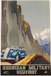 Georgian Military Highway Poster-Alexander Jitomirsky-Giclee Print