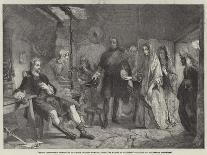 In Bedford Jail - John Bunyan (1628-88) and His Blind Daughter-Alexander Johnston-Giclee Print
