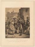 'The Press-Gang: Seizing a Waterman on Tower Hill on the Morning of His Marriage', (1878)-Alexander Johnston-Giclee Print