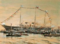 The Steam Frigate Svetlana, 1878-Alexander Karlovich Beggrov-Mounted Giclee Print