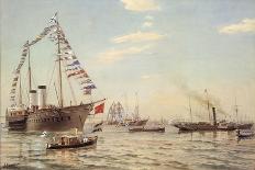 The Steam Frigate Svetlana, 1878-Alexander Karlovich Beggrov-Mounted Giclee Print