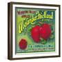 Alexander Kielland Apple Label - Cashmere, WA - Cashmere, WA-Lantern Press-Framed Art Print