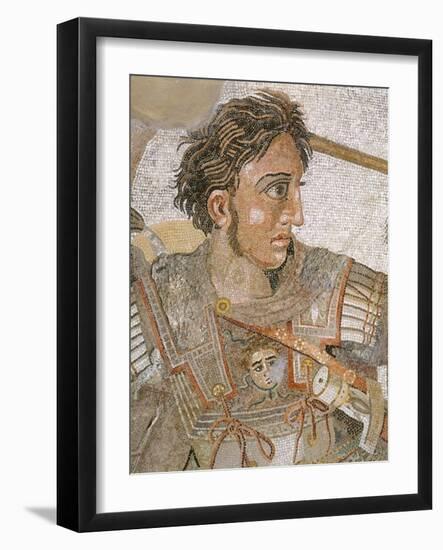 Alexander, King of Macedon, from Battle of Issus between Alexander the Great and Darius III-null-Framed Giclee Print