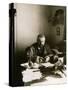 Alexander Kuprin, Russian Author, at His Desk, Gatchina, Russia, Early 20th Century-Karl Karlovich Bulla-Stretched Canvas