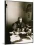 Alexander Kuprin, Russian Author, at His Desk, Gatchina, Russia, Early 20th Century-Karl Karlovich Bulla-Mounted Photographic Print