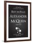 Alexander McQueen (Rest in Peace)-null-Framed Art Print