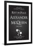 Alexander McQueen (Rest in Peace)-null-Framed Art Print