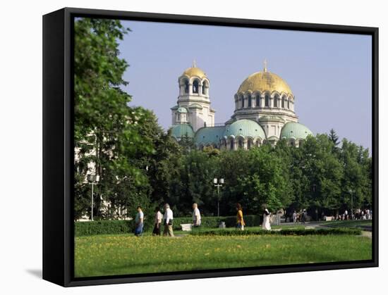 Alexander Nevski Cathedral, Sofia, Bulgaria-G Richardson-Framed Stretched Canvas