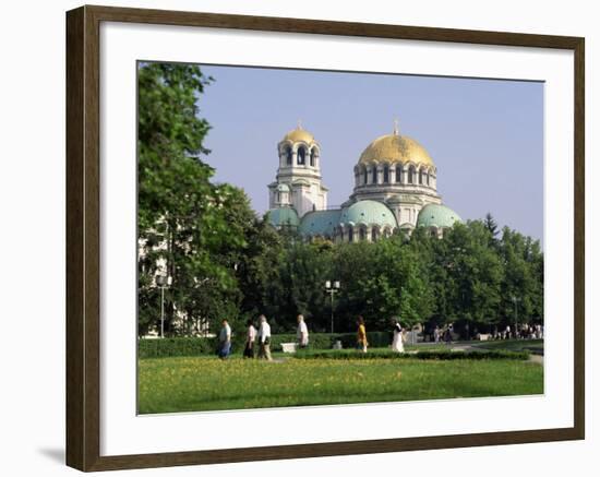 Alexander Nevski Cathedral, Sofia, Bulgaria-G Richardson-Framed Photographic Print