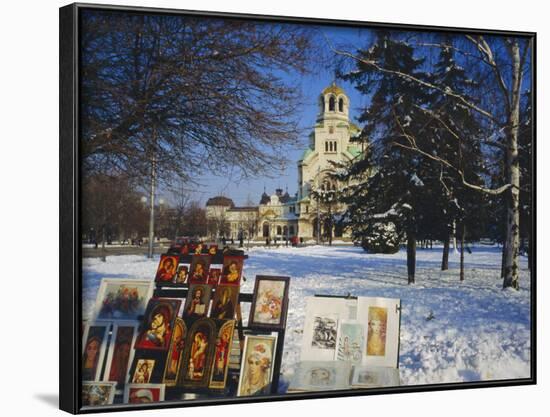 Alexander Nevski Cathedral, Sophia, Bulgaria-Tom Teegan-Framed Photographic Print