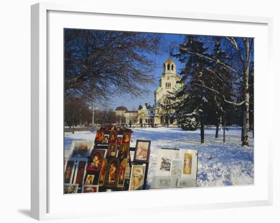 Alexander Nevski Cathedral, Sophia, Bulgaria-Tom Teegan-Framed Photographic Print