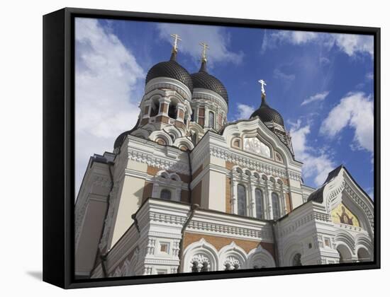 Alexander Nevsky Cathedral, Russian Orthodox Church, Toompea Hill, Tallinn, Estonia-Neale Clarke-Framed Stretched Canvas