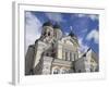 Alexander Nevsky Cathedral, Russian Orthodox Church, Toompea Hill, Tallinn, Estonia-Neale Clarke-Framed Photographic Print