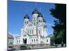 Alexander Nevsky Cathedral, Tallinn, Estonia-Peter Thompson-Mounted Photographic Print