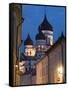 Alexander Nevsky Church at Dusk, Tallinn, Estonia-Doug Pearson-Framed Stretched Canvas