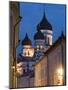 Alexander Nevsky Church at Dusk, Tallinn, Estonia-Doug Pearson-Mounted Photographic Print