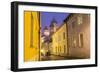 Alexander Nevsky Church in the Old Town at Dusk, Tallinn, Estonia-Peter Adams-Framed Photographic Print