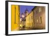 Alexander Nevsky Church in the Old Town at Dusk, Tallinn, Estonia-Peter Adams-Framed Photographic Print