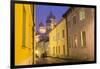 Alexander Nevsky Church in the Old Town at Dusk, Tallinn, Estonia-Peter Adams-Framed Photographic Print