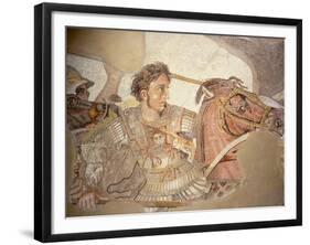 Alexander on his Horse, Detail from the Battle of Issus-null-Framed Giclee Print