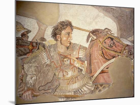 Alexander on his Horse, Detail from the Battle of Issus-null-Mounted Giclee Print