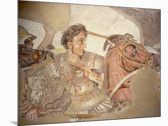 Alexander on his Horse, Detail from the Battle of Issus-null-Mounted Giclee Print