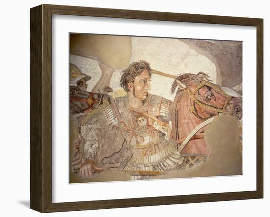 Alexander on his Horse, Detail from the Battle of Issus-null-Framed Giclee Print