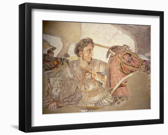 Alexander on his Horse, Detail from the Battle of Issus-null-Framed Giclee Print