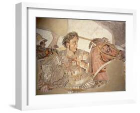 Alexander on his Horse, Detail from the Battle of Issus-null-Framed Giclee Print