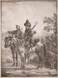 Portrait of Count Platov (1751-1818) on Horseback-Alexander Orlowski-Giclee Print