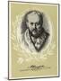 Alexander Ostrovsky, Russian Playwright-Vasili Grigorevich Perov-Mounted Giclee Print