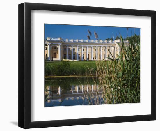 Alexander Palace, Pushkin-Tsarskoye Selo, Saint Petersburg, Russia-Walter Bibikow-Framed Photographic Print