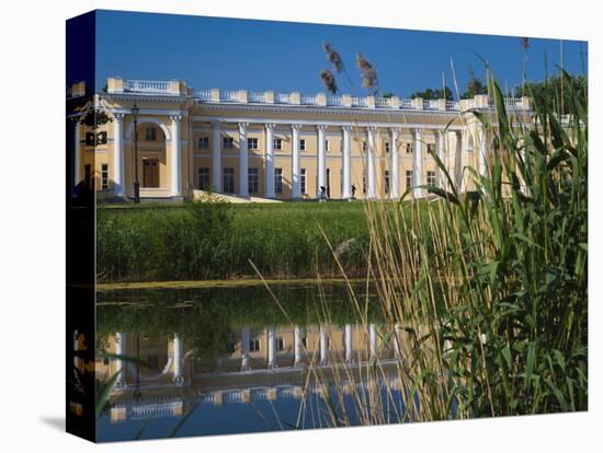 Alexander Palace, Pushkin-Tsarskoye Selo, Saint Petersburg, Russia-Walter Bibikow-Stretched Canvas