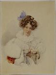 Portrait of Princess Natalia Viktorovna Kochubey, Née Kochubey (1800-185), 1830s-Alexander Pavlovich Briullov-Giclee Print