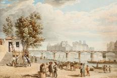 Vue De Paris - Pont Des Arts (France) (View of Paris) - Oeuvre De Alexander Pavlovich Briullov (Ale-Alexander Pavlovich Briullov-Giclee Print