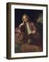 Alexander Pope and His Dog, Bounce, circa 1718-Jonathan Richardson-Framed Giclee Print