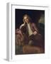 Alexander Pope and His Dog, Bounce, circa 1718-Jonathan Richardson-Framed Giclee Print