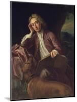 Alexander Pope and His Dog, Bounce, circa 1718-Jonathan Richardson-Mounted Giclee Print