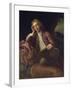 Alexander Pope and His Dog, Bounce, circa 1718-Jonathan Richardson-Framed Giclee Print