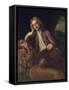 Alexander Pope and His Dog, Bounce, circa 1718-Jonathan Richardson-Framed Stretched Canvas