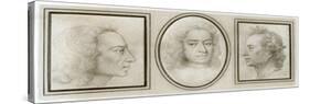 Alexander Pope, English Poet and Satirist, 18th Century-Bernard Lens-Stretched Canvas